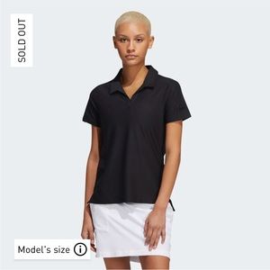 Adidas golf shirt GO-TO PRIMEGREEN SHORT SLEEVE POLO SHIRT size small black